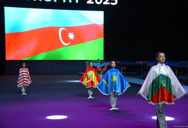 Opening ceremony of Trampoline and Tumbling World Cup held in Baku (PHOTO)