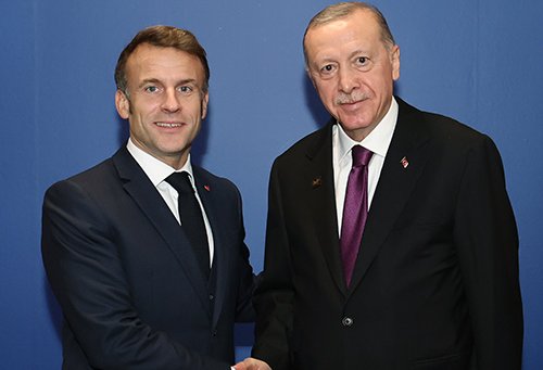 Turkish, French presidents discuss situation in Ukraine