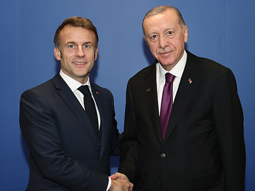 Turkish, French presidents discuss situation in Ukraine