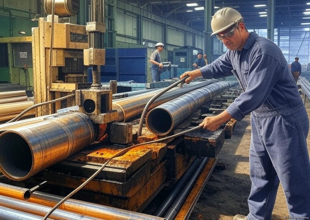 Azerbaijan sees robust growth in steel pipe output for 4M2025