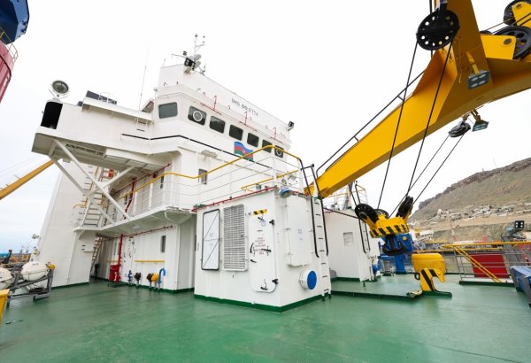 Aydin Mammadov crane vessel rejoins ASCO's fleet following upgrades