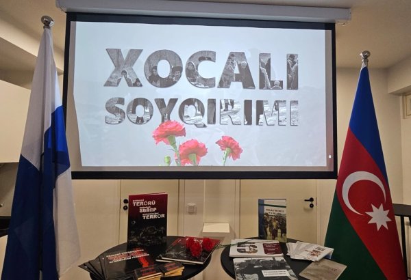 Finland's Helsinki hosts commemoration ceremony for Khojaly genocide victims (PHOTO)