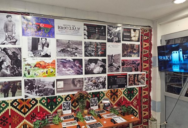 Greece's Thessaloniki marks Khojaly genocide titled "Justice for Khojaly!" (PHOTO)