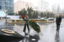 President Ilham Aliyev, First Lady Mehriban Aliyeva visit Khojaly Genocide Memorial (PHOTO/VIDEO)