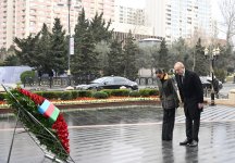 President Ilham Aliyev, First Lady Mehriban Aliyeva visit Khojaly Genocide Memorial (PHOTO/VIDEO)