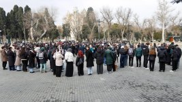 Azerbaijani volunteers hold flashmob honoring Khojaly genocide victims (PHOTO)