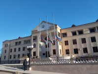 Flags half-mast in Azerbaijan's Khankendi, Khojaly, and Aghdara (PHOTO)