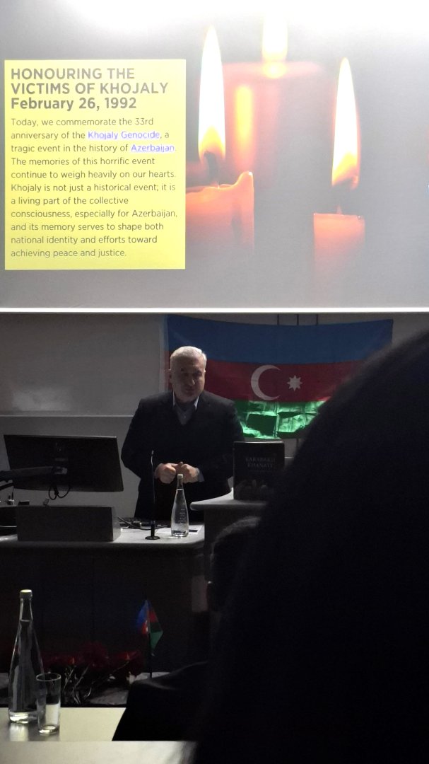 Imperial College London pays tribute to Khojaly genocide victims (PHOTO)