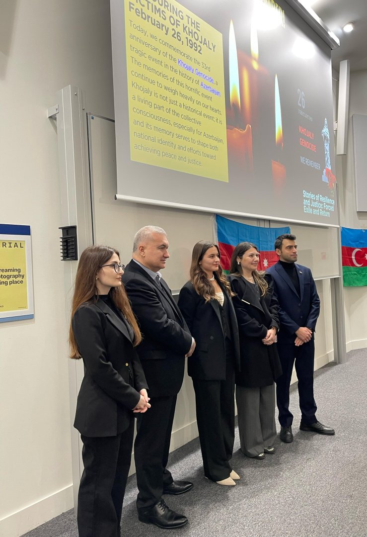 Imperial College London pays tribute to Khojaly genocide victims (PHOTO)