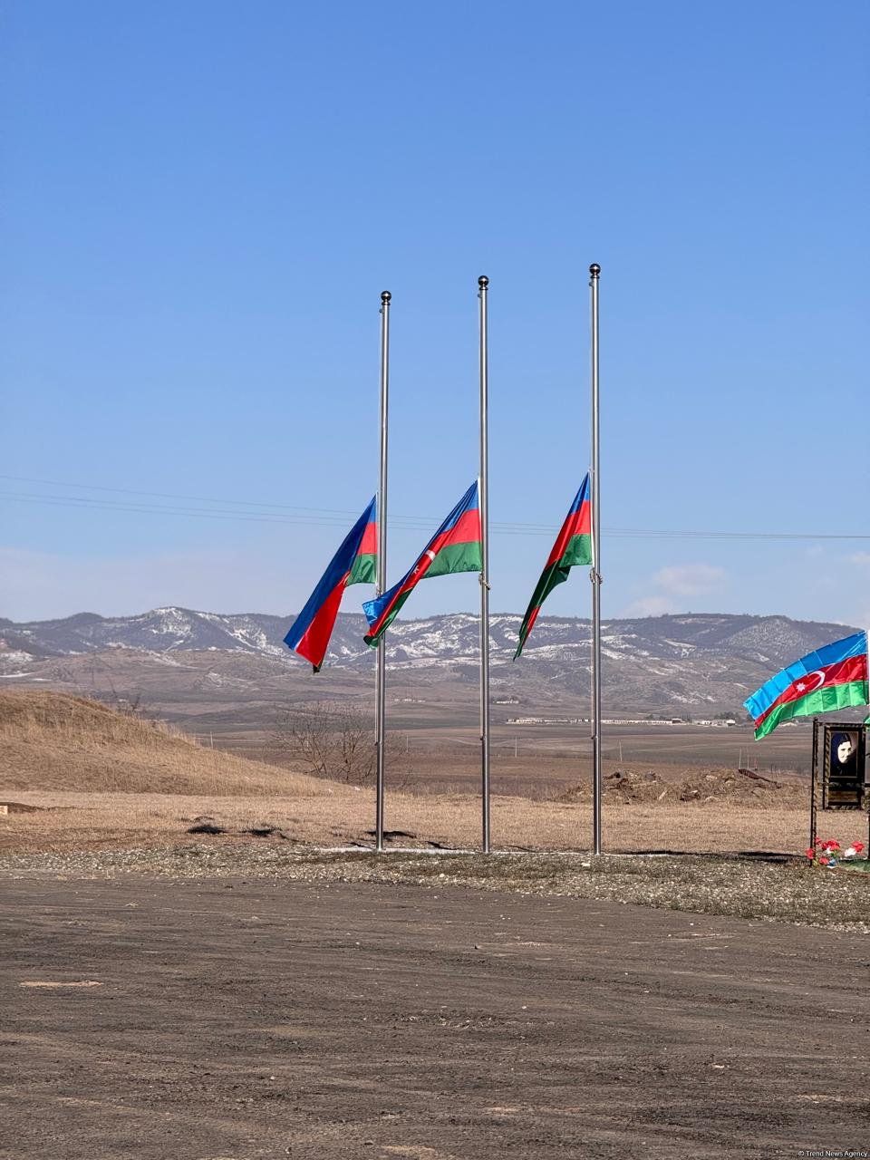 Flags half-mast in Azerbaijan's Khankendi, Khojaly, and Aghdara (PHOTO)