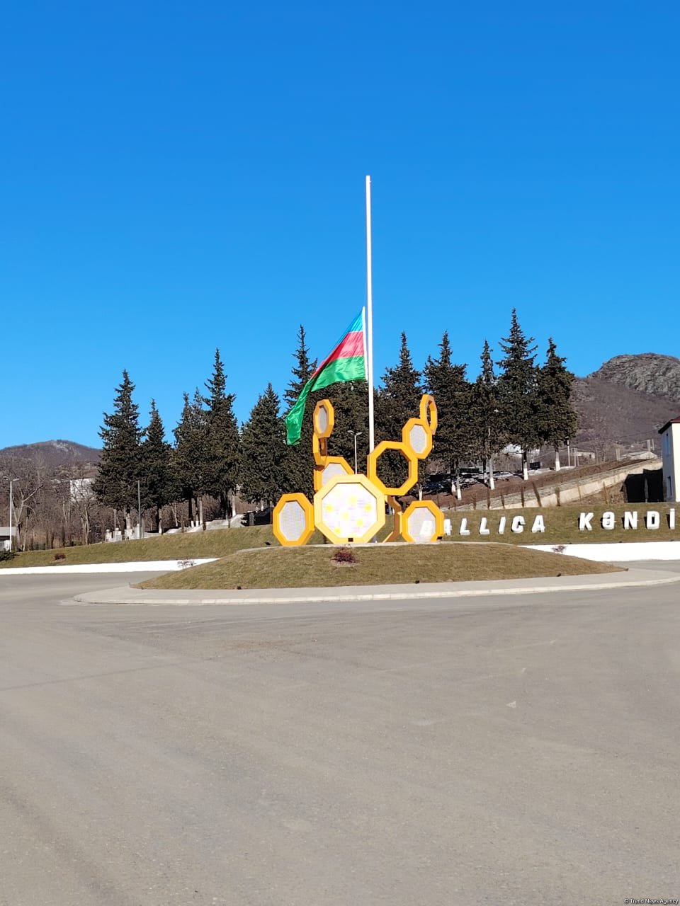 Flags half-mast in Azerbaijan's Khankendi, Khojaly, and Aghdara (PHOTO)