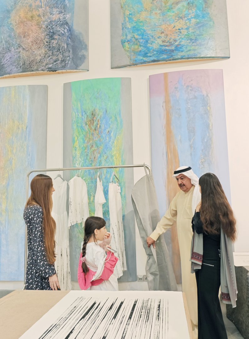 Leyla Aliyeva, Arzu Aliyeva visit Bahrain-based RAK Art Foundation (PHOTO)