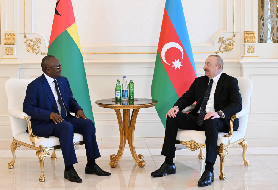 President Ilham Aliyev, President of Guinea-Bissau hold one-on-one meeting (VIDEO)