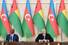 President Ilham Aliyev, President of Guinea-Bissau make press statements (PHOTO)