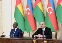 President Ilham Aliyev, President of Guinea-Bissau make press statements (PHOTO)