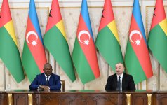 President Ilham Aliyev, President of Guinea-Bissau make press statements (PHOTO)