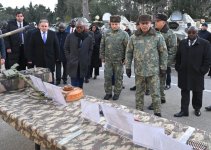 President of Guinea-Bissau visits Azerbaijan's military commando unit (PHOTO)