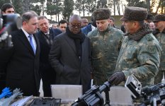 President of Guinea-Bissau visits Azerbaijan's military commando unit (PHOTO)