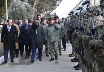 President of Guinea-Bissau visits Azerbaijan's military commando unit (PHOTO)