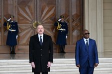 Baku hosts official welcome ceremony for President of Guinea-Bissau (PHOTO/VIDEO)