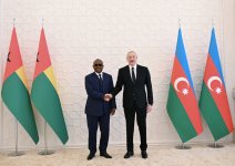 Baku hosts official welcome ceremony for President of Guinea-Bissau (PHOTO/VIDEO)