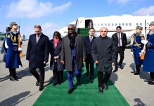 President of Guinea-Bissau arrives in Azerbaijan on official visit (PHOTO)