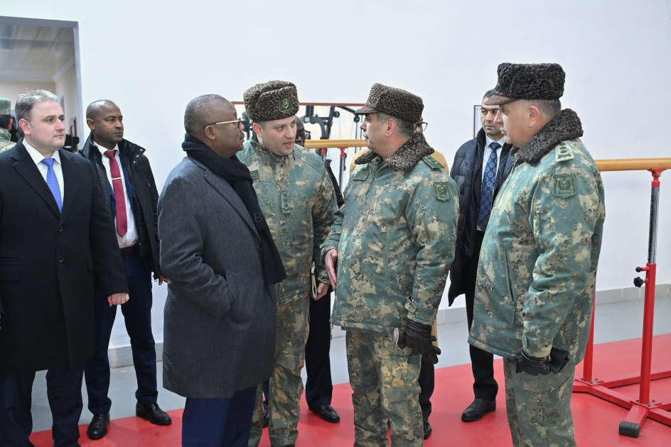 President of Guinea-Bissau visits Azerbaijan's military commando unit (PHOTO)