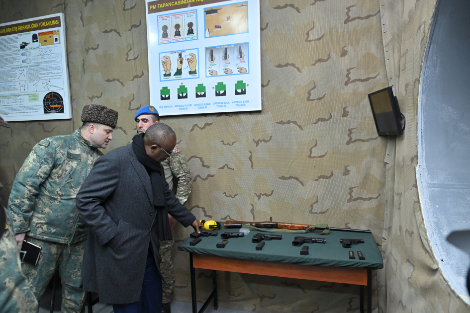 President of Guinea-Bissau visits Azerbaijan's military commando unit (PHOTO)