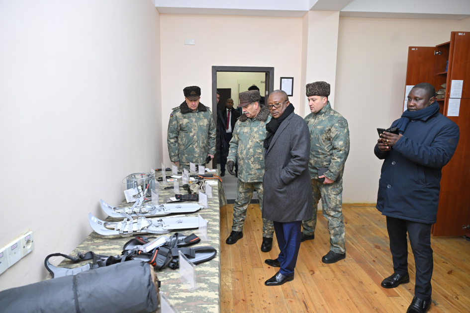 President of Guinea-Bissau visits Azerbaijan's military commando unit (PHOTO)