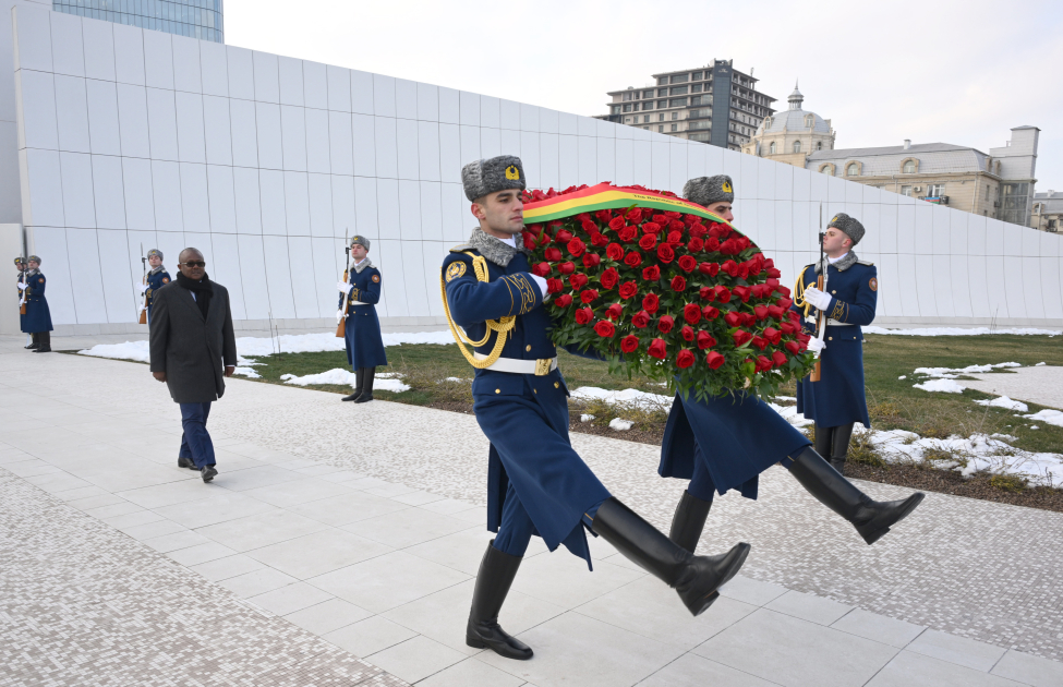 President of Guinea-Bissau visits Victory Park in Azerbaijan's Baku (PHOTO)