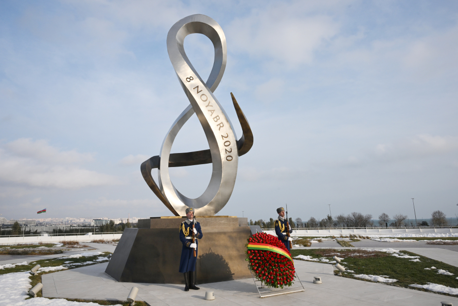 President of Guinea-Bissau visits Victory Park in Azerbaijan's Baku (PHOTO)