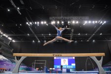 Baku and national championships kick off at Azerbaijan's National Gymnastics Arena (PHOTO)