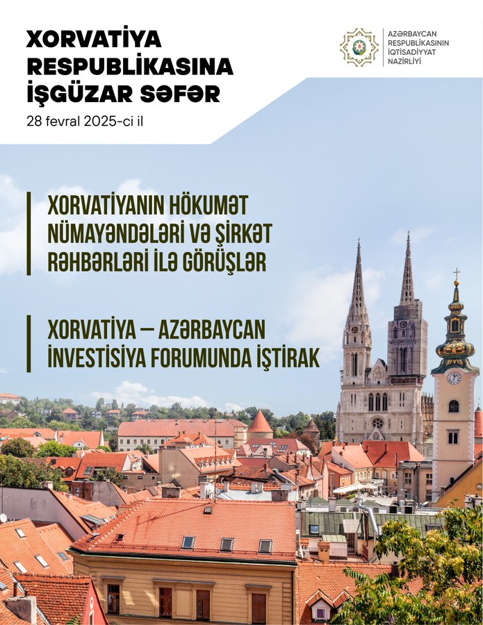 Azerbaijan, Croatia looking forward to holding joint investment forum