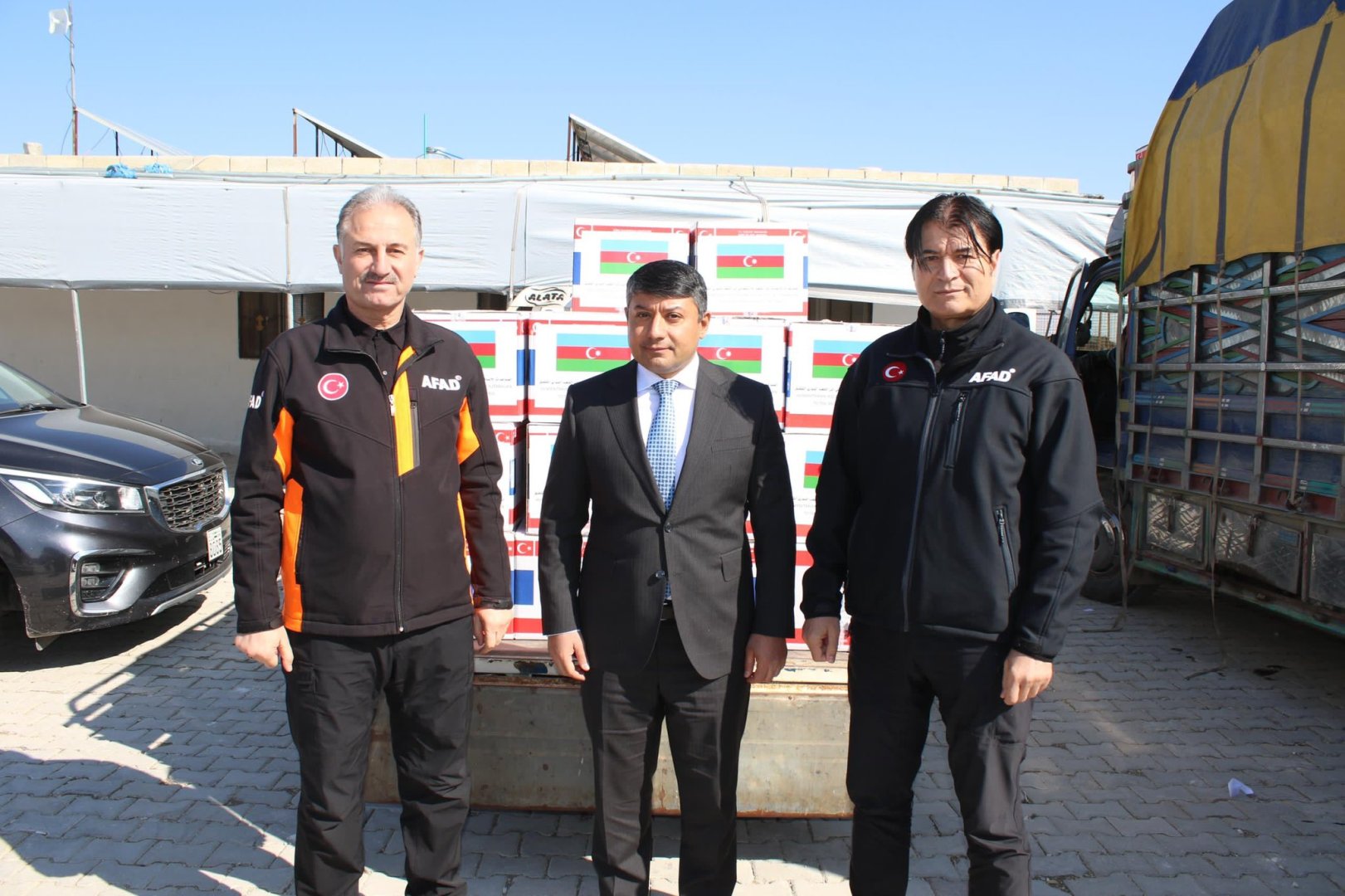 Azerbaijan's humanitarian aid to Syria relieves lives in Aleppo (PHOTO)