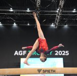 Gymnastics competition heats up in Azerbaijan's Baku (PHOTO)