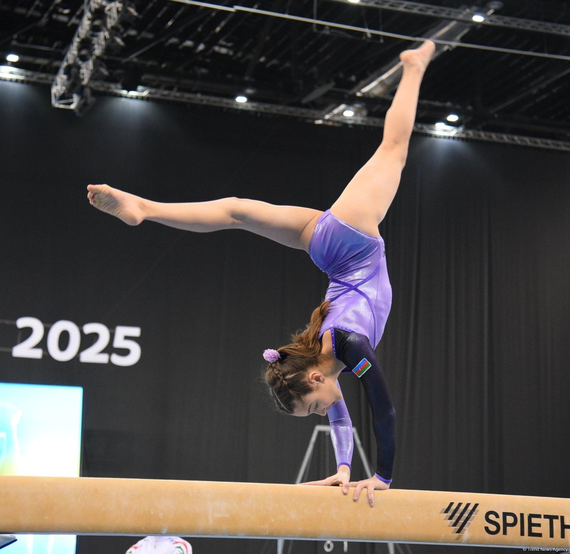 Gymnastics competition heats up in Azerbaijan's Baku (PHOTO)