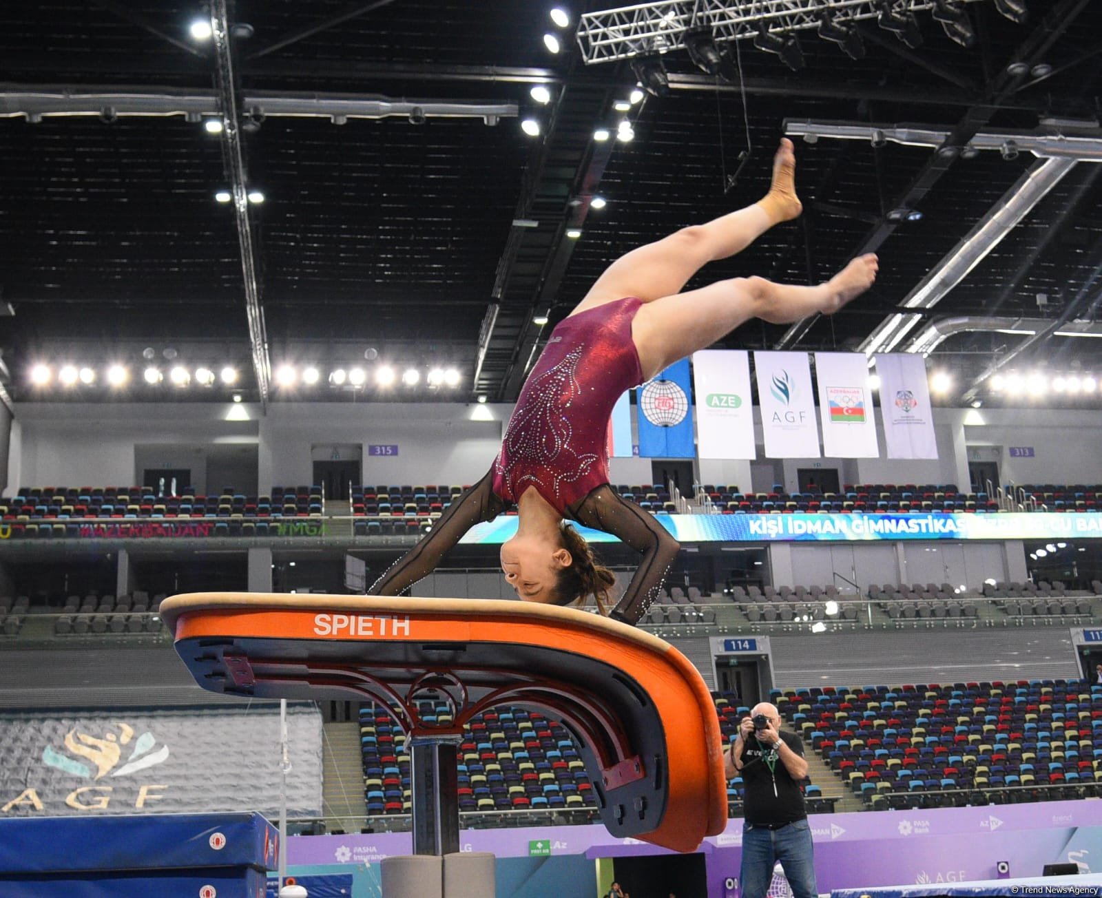 Gymnastics competition heats up in Azerbaijan's Baku (PHOTO)