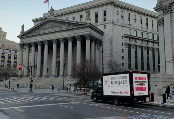 Vehicles sporting “Justice for Khojaly” banner hitting streets in US cities (PHOTO)