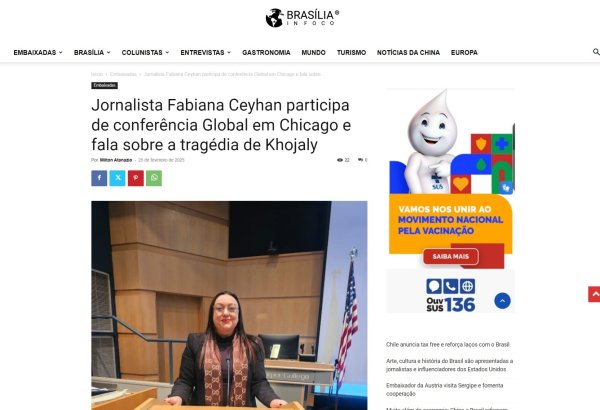 Khojaly genocide remembrance in Illinois sparks worldwide media interest (PHOTO)