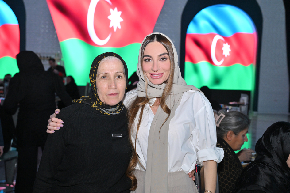 Arzu Aliyeva attends Iftar ceremony with mothers of martyrs (PHOTO)