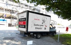 Vehicles sporting “Justice for Khojaly” banner hitting streets in US cities (PHOTO)