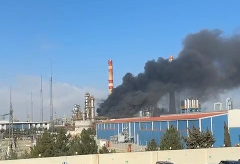Azerbaijan’s MENR teams on-site following Baku oil refinery fire