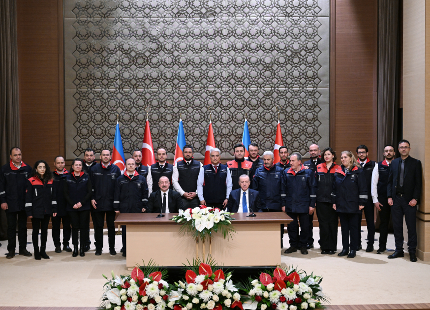 President Ilham Aliyev, President Recep Tayyip Erdoğan attend opening ceremony of Iğdır-Nakhchivan gas pipeline via video link (PHOTO/VIDEO)