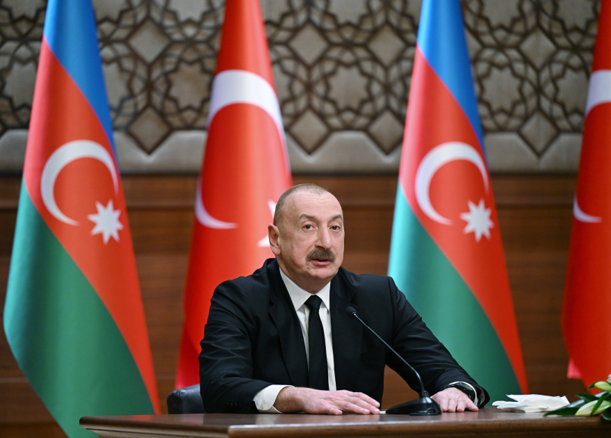 President Ilham Aliyev, President Recep Tayyip Erdoğan attend opening ceremony of Iğdır-Nakhchivan gas pipeline via video link (PHOTO/VIDEO)