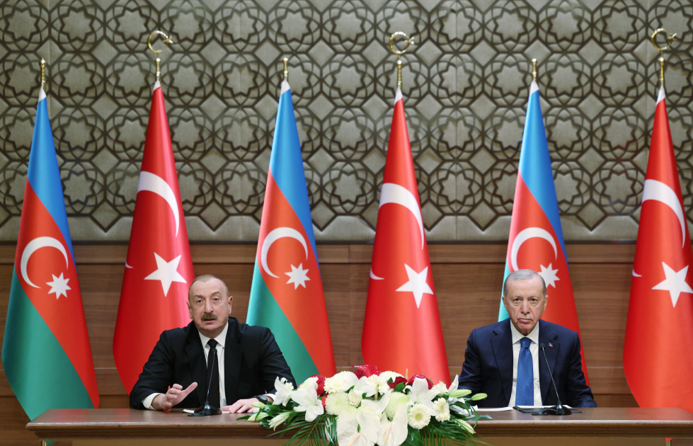 President Ilham Aliyev, President Recep Tayyip Erdoğan attend opening ceremony of Iğdır-Nakhchivan gas pipeline via video link (PHOTO/VIDEO)