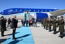 President Ilham Aliyev arrives in Türkiye for working visit (PHOTO/VIDEO)