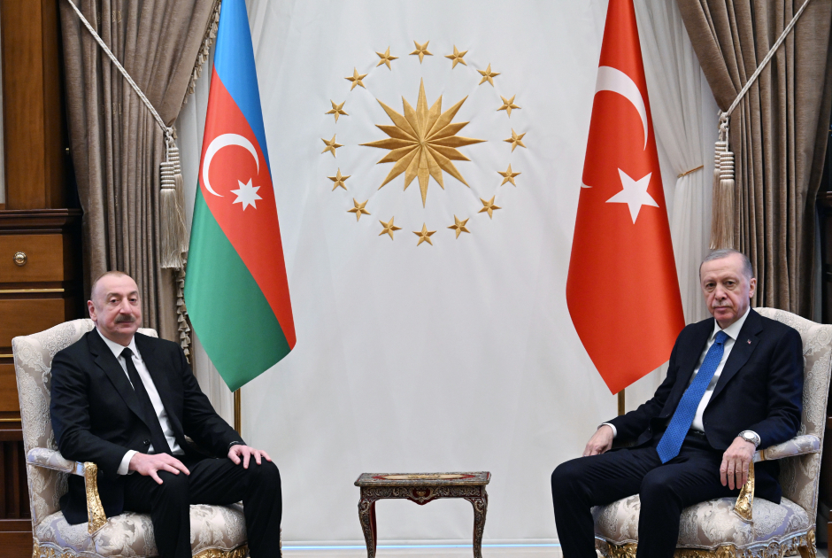 President Ilham Aliyev holds one-on-one meeting with President Recep Tayyip Erdoğan (PHOTO/VIDEO)