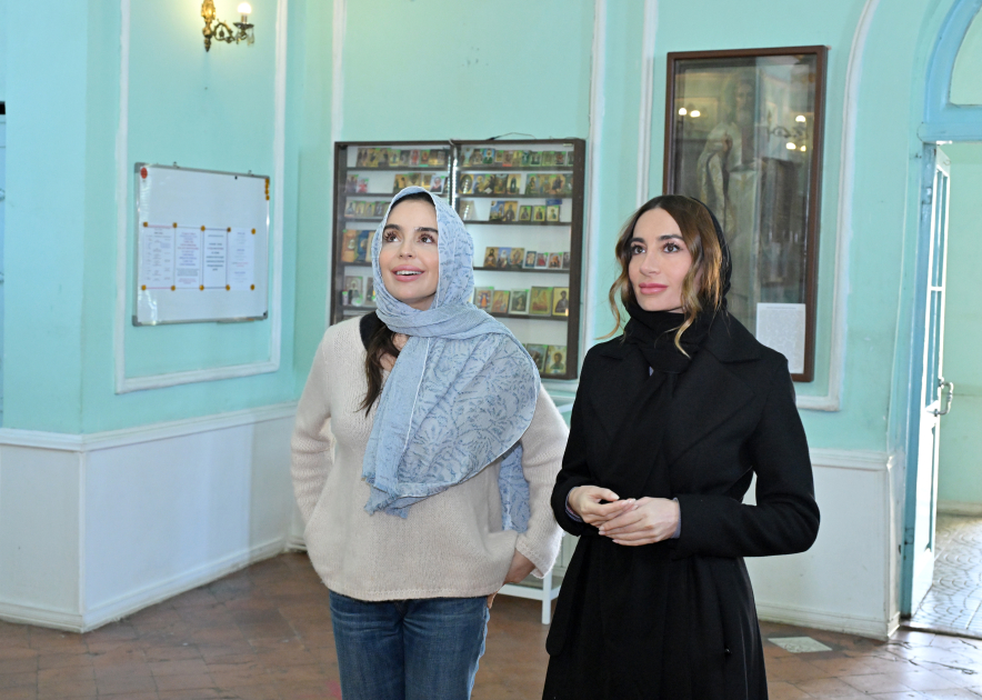 First VP Mehriban Aliyeva visits Alexander Nevsky Russian Orthodox Church in Ganja (PHOTO)