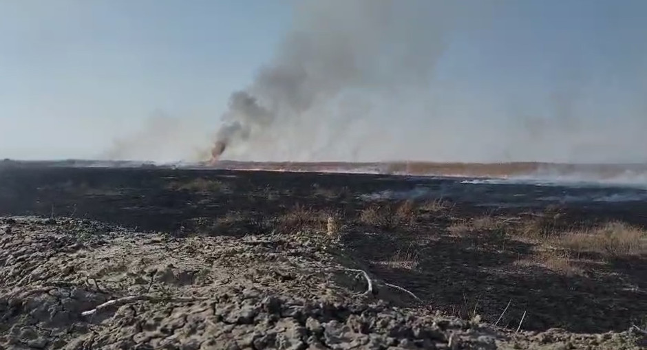 Azerbaijan extinguishes Armenian-set fire on border with Nakhchivan (PHOTO/VIDEO)