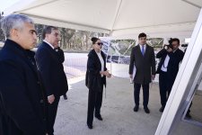 First VP Mehriban Aliyeva reviews Ganja Memorial Complex project (PHOTO)